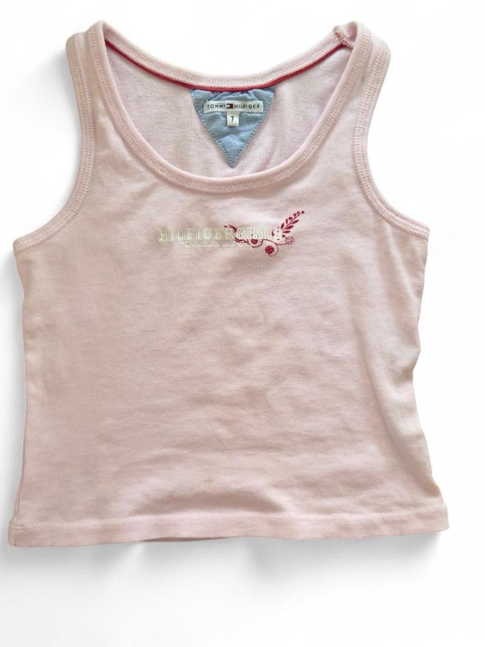 Tommy Girl Y2K cami baby tee